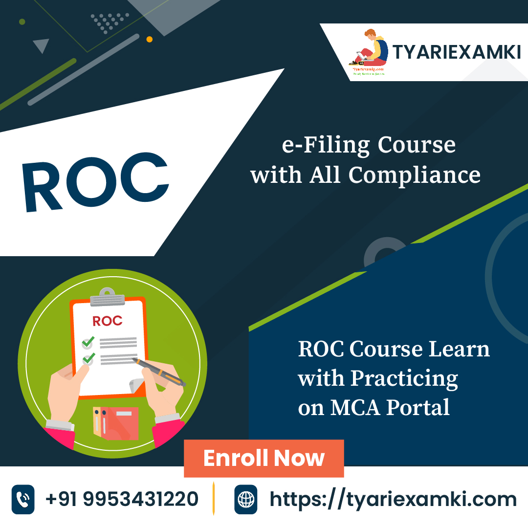 Learn ROC E-Filing Course - Online Training